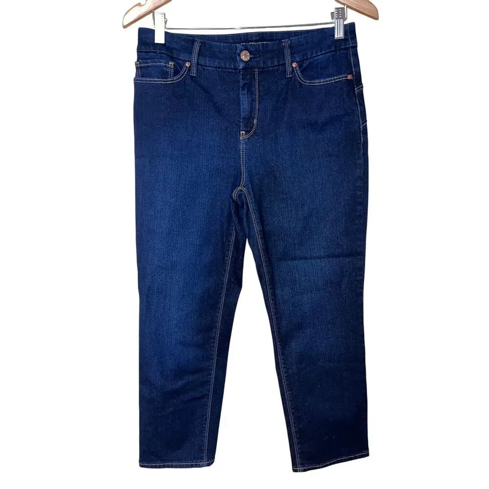 Chico's Jeans Women's 4 Crop Skimmer So Lifting Tummy Control Capri Pedal Pusher - Picture 5 of 10